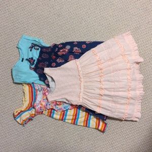 5 cute dresses (all size 5, little girl) for 25!